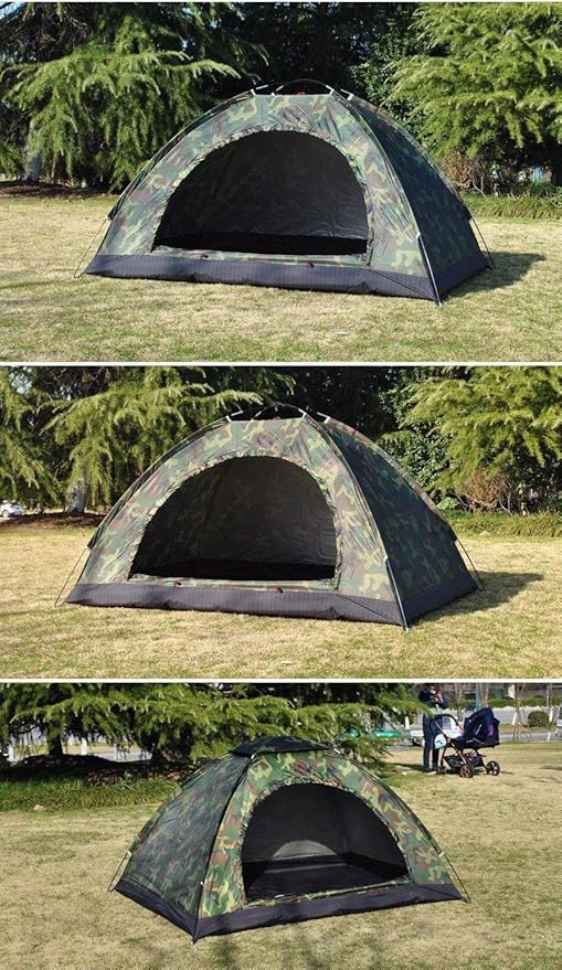 CamouDome Pop-Up Tent – Waterproof Camping Shelter
