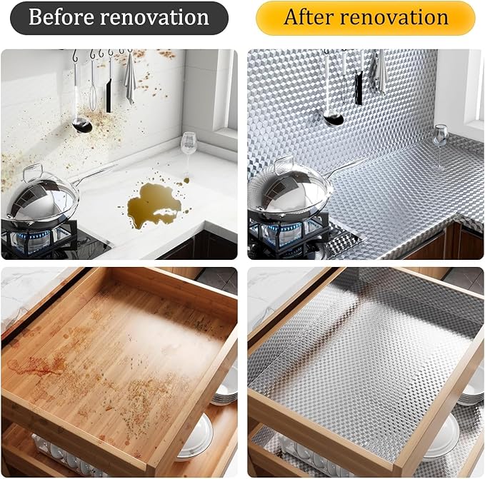 Self-Adhesive 3D PVC Kitchen & Wall Wallpaper – Waterproof & Oil-Proof