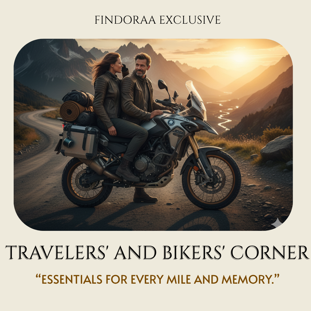 TRAVELERS' AND BIKERS' CORNER