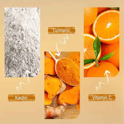 Vitamin C + Turmeric Clay Mask – Deep Cleansing (50g)