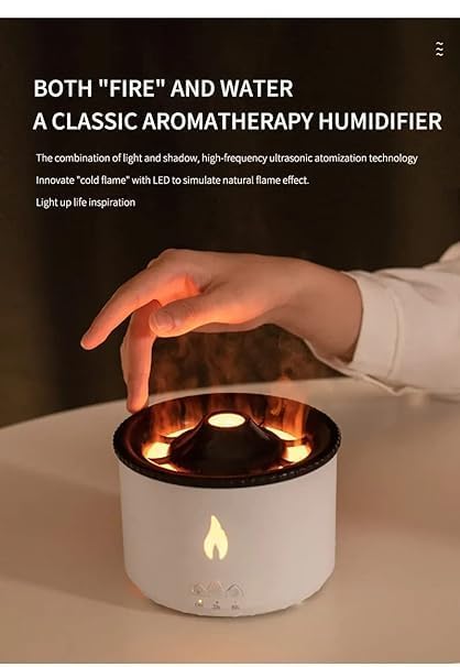 Flame Aroma Diffuser & Portable Humidifier