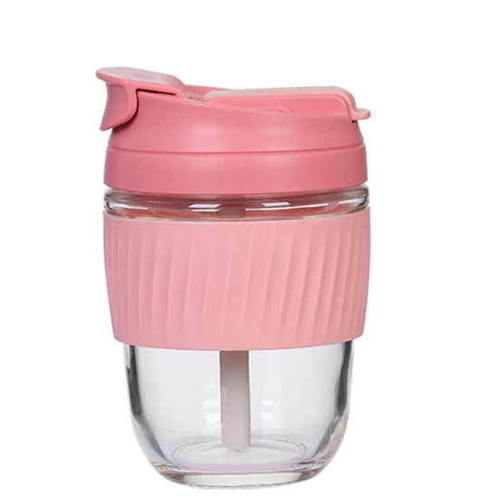 Glass Sipper with Airtight Lid – 300ml