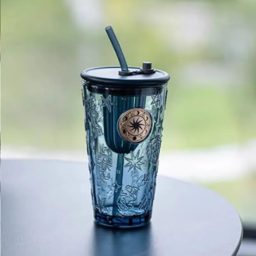 Blue Constellation Cup | Vintage Drinking Smoothie Mug