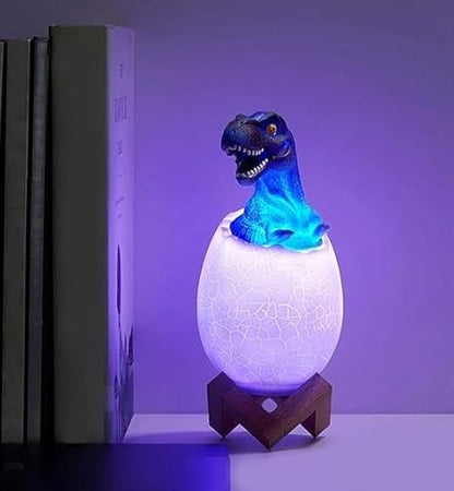 DinoGlow 3D Night Lamp – Egg & Dinosaur Design