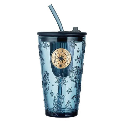 Blue Constellation Cup | Vintage Drinking Smoothie Mug