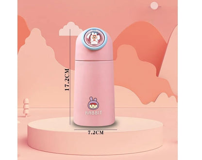 Cute Animal Water Bottle | Glass Insulated Vacuum Flask | 350ml