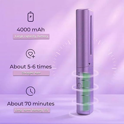 Mobile Heat Comb-Wireless Electric Hair Straightening Comb