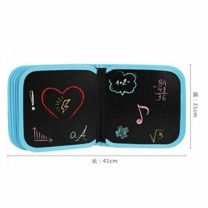 FunBlast Erasable Doodle Slate Book – Reusable Drawing Kit for Kids