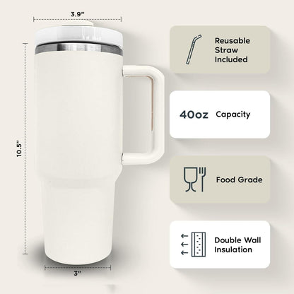 Stanley Cup – 1.2L Stainless Steel Tumbler with Lid & Straw
