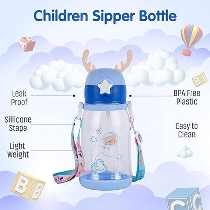 DeerBuddy Kids Water Bottle – BPA-Free Sipper