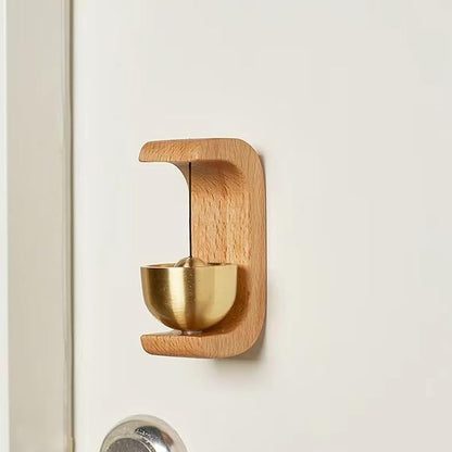 SereneWood Brass Door Chime – Elegant & Soothing