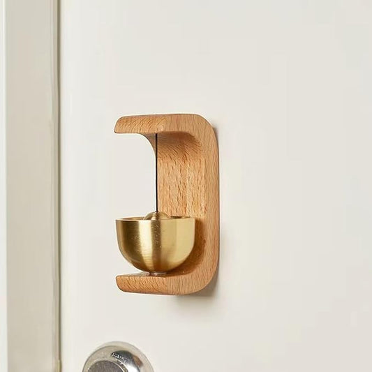 SereneWood Brass Door Chime – Elegant & Soothing