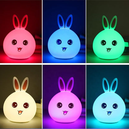 Rabbit Silicone Touch Sensor Night Light