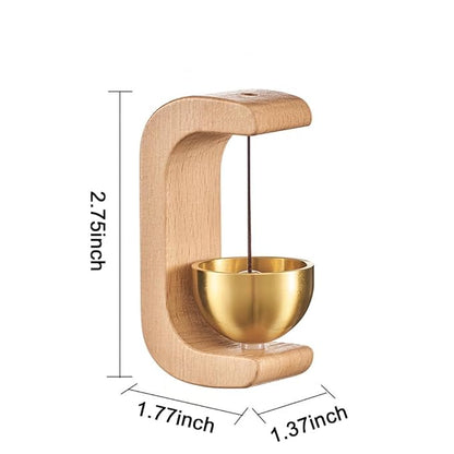 SereneWood Brass Door Chime – Elegant & Soothing