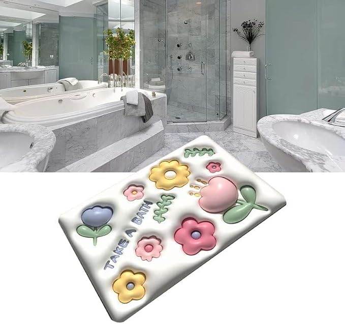 3D Anti-Skid Water Absorbent Mat – Style Meets Function