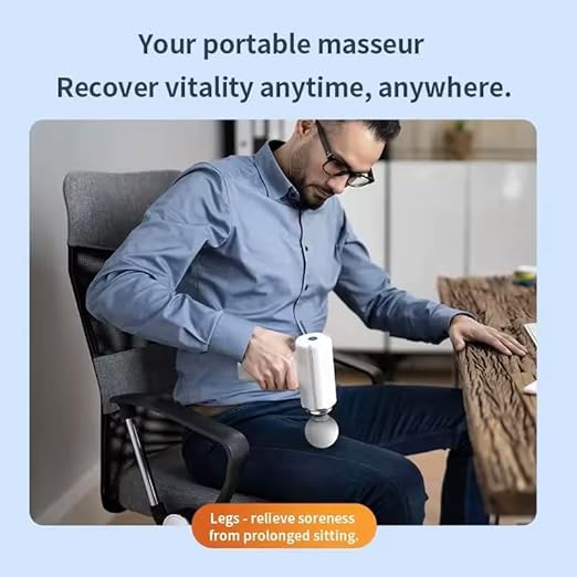 Boost Deep Tissue Handheld Massage Gun – Rechargeable Body Massager for Pain Relief