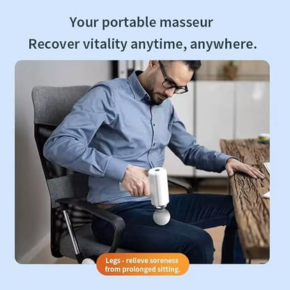 Boost Deep Tissue Handheld Massage Gun – Rechargeable Body Massager for Pain Relief