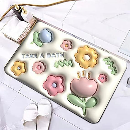3D Anti-Skid Water Absorbent Mat – Style Meets Function