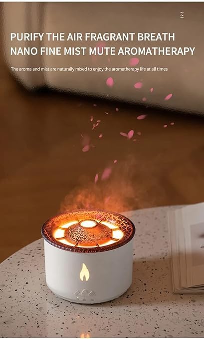 Flame Aroma Diffuser & Portable Humidifier