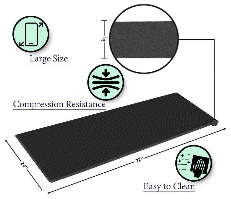 4mm Yoga Mat – Non-Slip, Sweat-Resistant & Lightweight