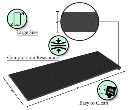 4mm Yoga Mat – Non-Slip, Sweat-Resistant & Lightweight
