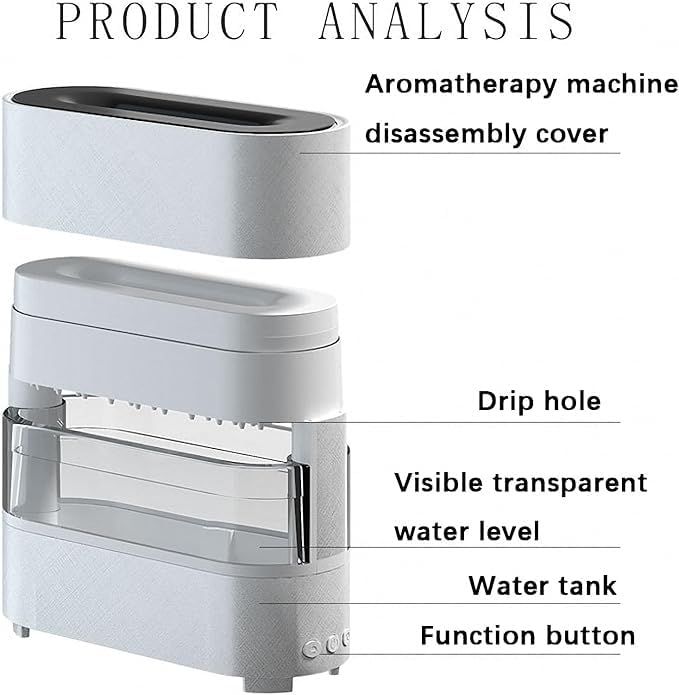Rain Cloud Fire Humidifier- With Aroma & Oil Diffusers.