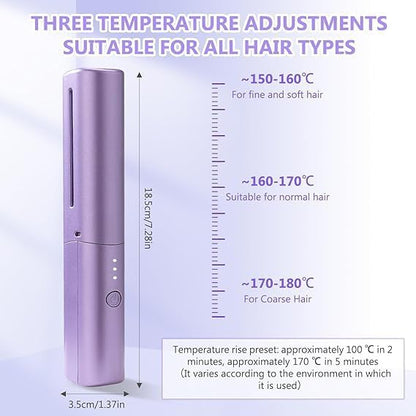 Mobile Heat Comb-Wireless Electric Hair Straightening Comb