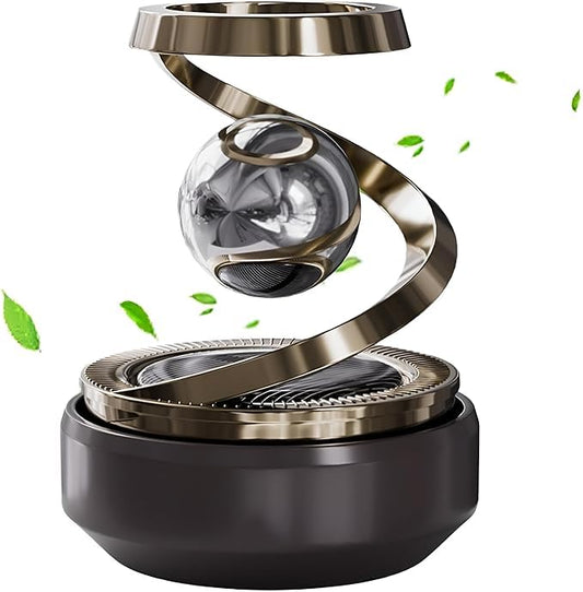 SolarSpin Car Air Freshener – Solar-Powered Aromatherapy Diffuser