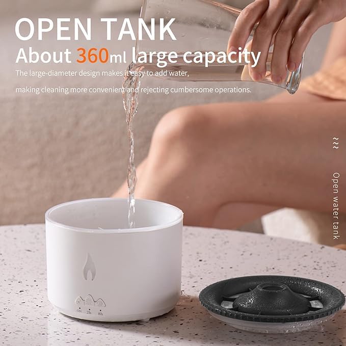 Flame Aroma Diffuser & Portable Humidifier