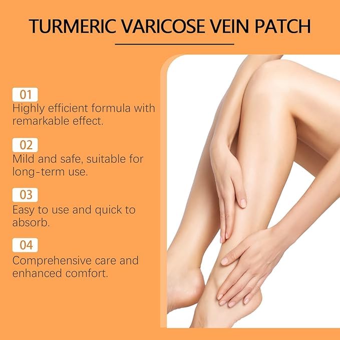 Turmeric Vericose Vein Patch (Pack of 10)
