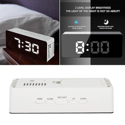 LED Mirror Digital Alarm Clock – Wake Up Beautifully, Without Your Phone