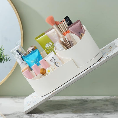 360° Rotating Makeup Organizer Box – Beauty at Your Fingertips