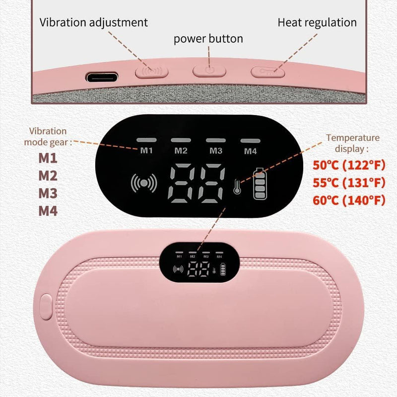 CozyRelief Cordless Heating Pad – Menstrual Pain & Cramp Relief Belt