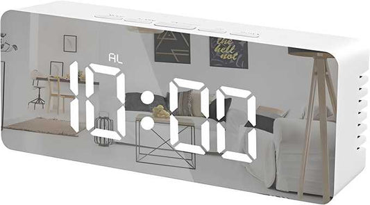 LED Mirror Digital Alarm Clock – Wake Up Beautifully, Without Your Phone