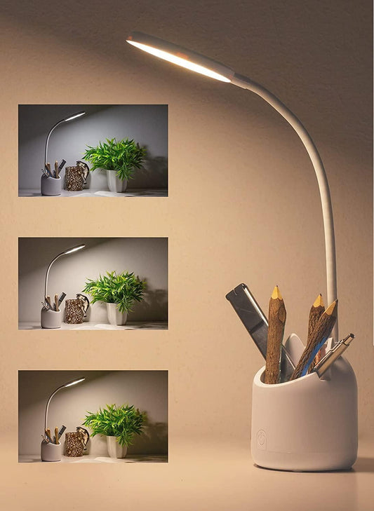 LED Table Lamp With Pen Holder