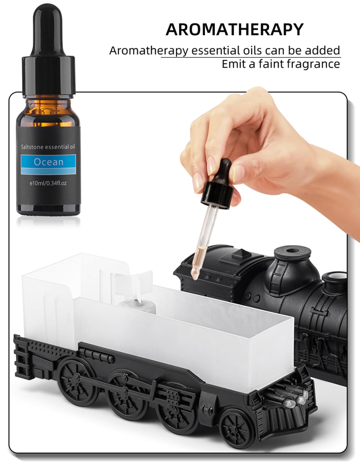 Premium Train  Humidifier With Aroma Diffuser and Oil Diffuser