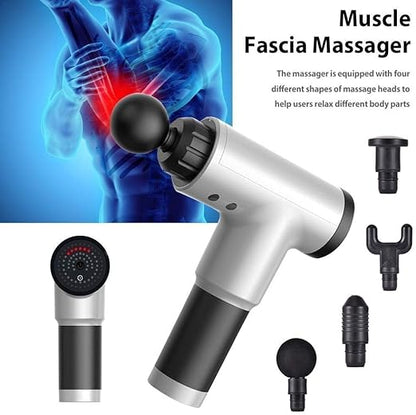 FlexiPulse Handheld Deep Tissue Massage Gun – Portable Percussion Therapy Tool