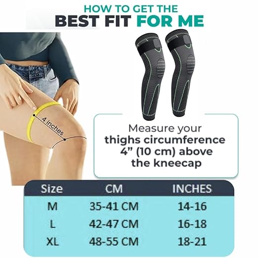 ProFlex Full Leg Knee Support | Compression Sleeve