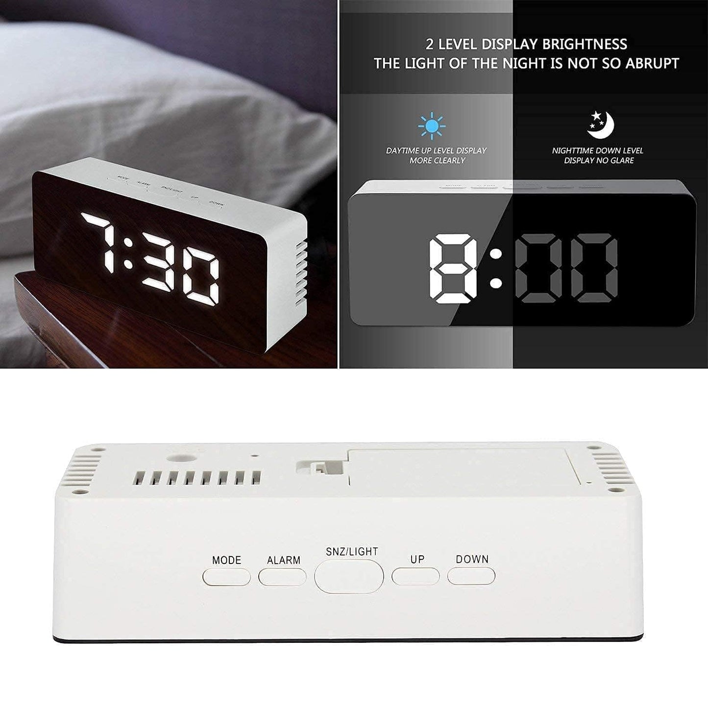 Digital Mirror Clock