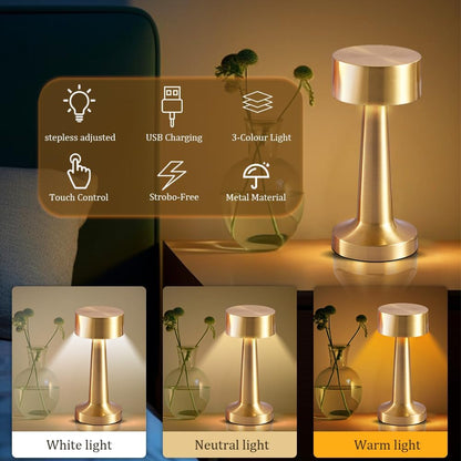 LED Desk Lamp - 3 Light Modes( Warm,Cool,Natural)