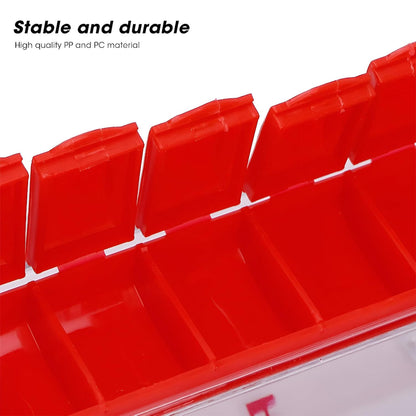 2-in-1 Pill and Water Bottle Organizer for Daily Medication, Supplementation, Hydration