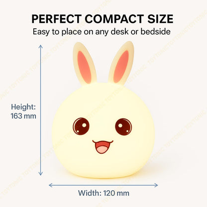 BrightRabbit Touch LED Night Lamp – 7-Color Soft Glow