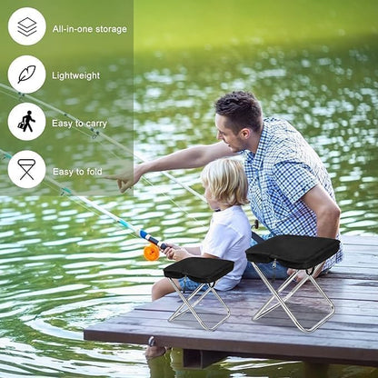 TrailBuddy Foldable Camping Stool