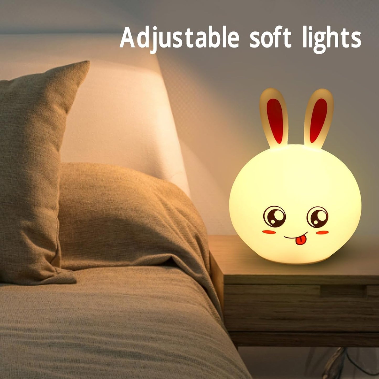 Rabbit Silicone Touch Sensor Night Light