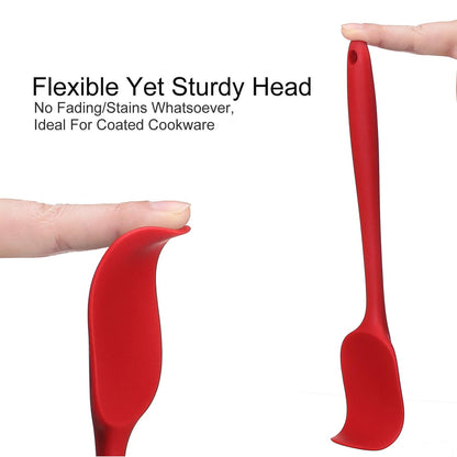 6 Pcs Silicone Spatula Set for Cooking | Non-Stick Silicone
