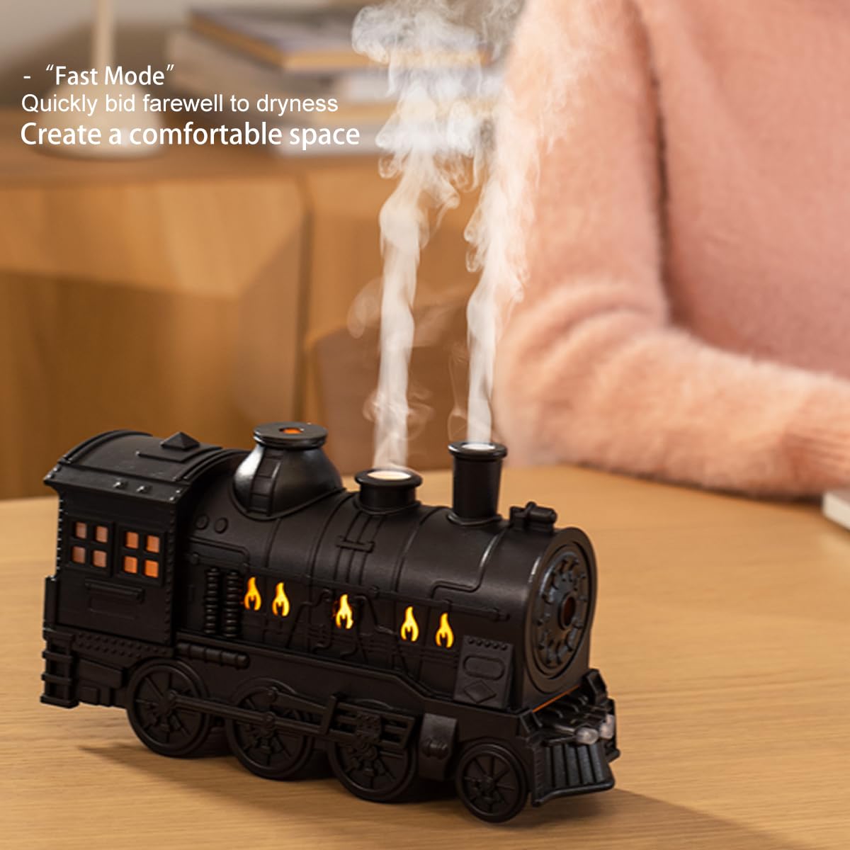Premium Train  Humidifier With Aroma Diffuser and Oil Diffuser
