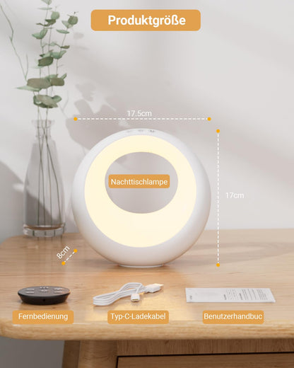 GlowHalo Bedside Lamp
