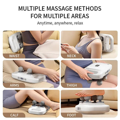 PowerPulse 4-Head Deep Tissue Massage Gun – Your Portable Recovery Partner