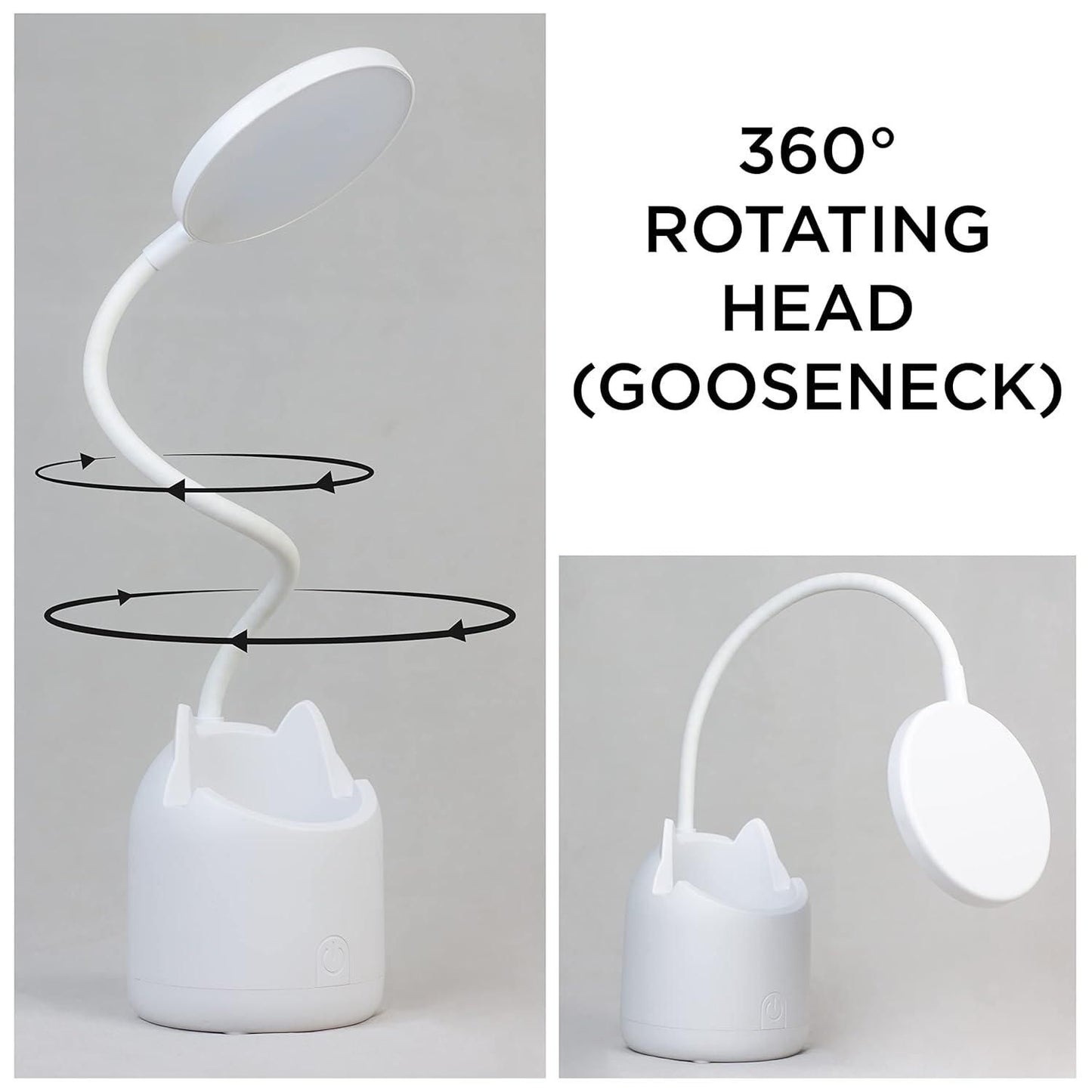 LED Table Lamp With Pen Holder