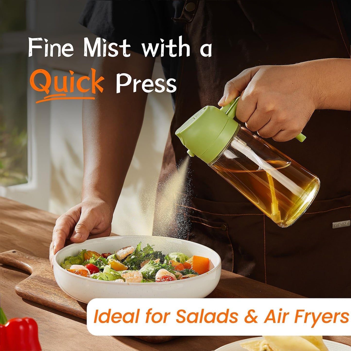DualFlow™ 2-in-1 Oil Sprayer & Dispenser